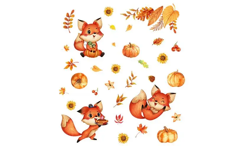 Fall Window Clings Autumn Thanksgiving Day Stickers Autumn Clings Decals Pumpkin Fall Leaves fall Decoration for windows
Fall Window Clings Autumn Thanksgiving Day Stickers Autumn Clings Decals Pumpkin Fall Leaves fall Decoration for windows