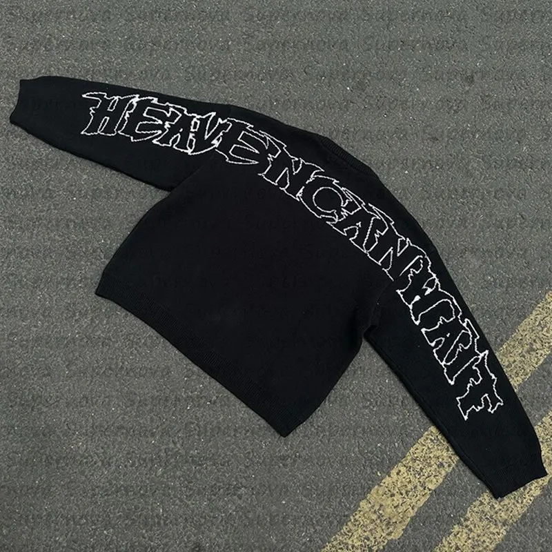 Aestheticism retro high street knit sweater high collar unisex Y2K Harajuku oversized sweater printed loose chic sweater top.
Aestheticism retro high street knit sweater high collar unisex Y2K Harajuku oversized sweater printed loose chic sweater top.