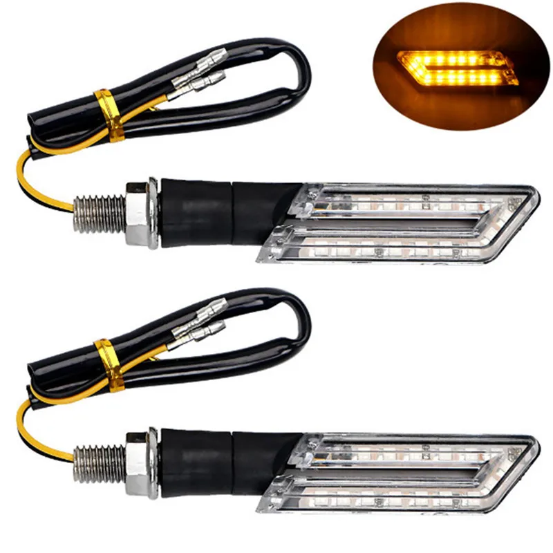 2PCS Motorcycle LED Blade Turn Signal Electric Car Turning Light Indicator Light
2PCS Motorcycle LED Blade Turn Signal Electric Car Turning Light Indicator Light