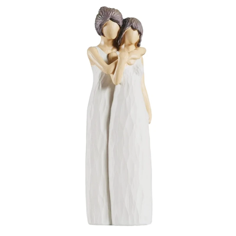 

Mother And Daughter Figurines Mother Daughter Hugging Figurine Statues Resin Mother Daughter Gifts, Home Bedroom Decor