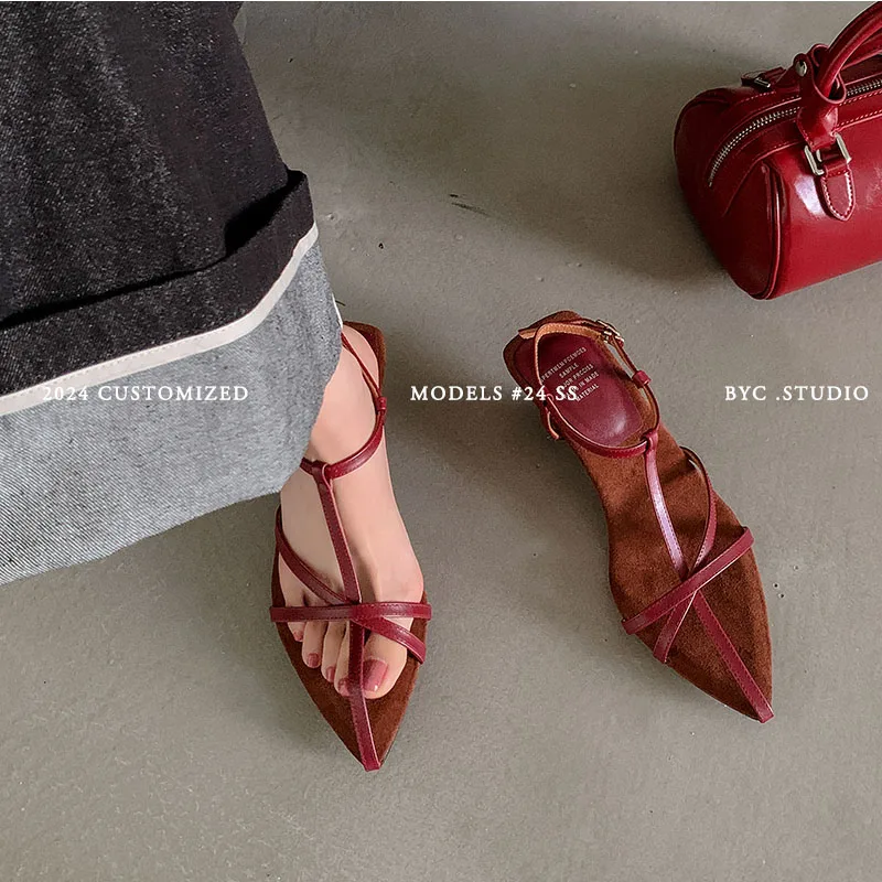 Summer Shoes Narrow Band Sexy Sandals Strange Heels Women Sandals Pointed Toe Ladies Concise Footwear Summer Gold Beige Shoes
Summer Shoes Narrow Band Sexy Sandals Strange Heels Women Sandals Pointed Toe Ladies Concise Footwear Summer Gold Beige Shoes
