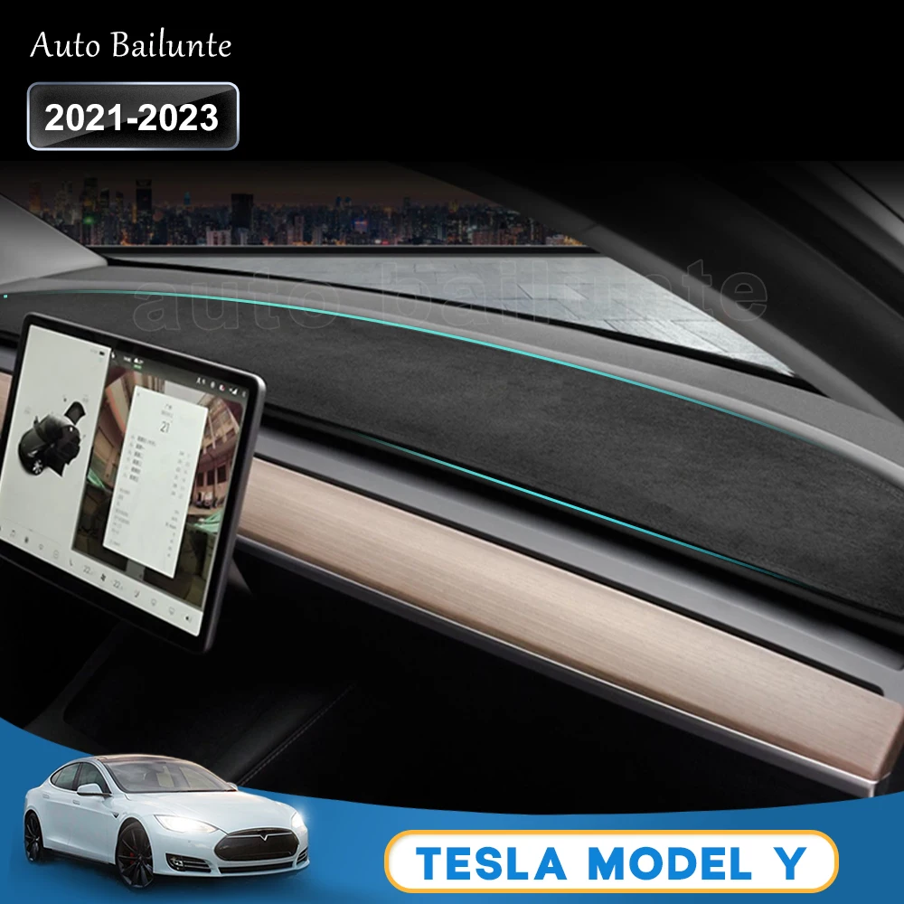 Защитная крышка для приборной панели Tesla Model Y Нескользящая Солнцезащитная панель коврики нубук кожаные накладки аксессуары для салона автомобиля
Защитная крышка для приборной панели Tesla Model Y Нескользящая Солнцезащитная панель коврики нубук кожаные накладки аксессуары для салона автомобиля