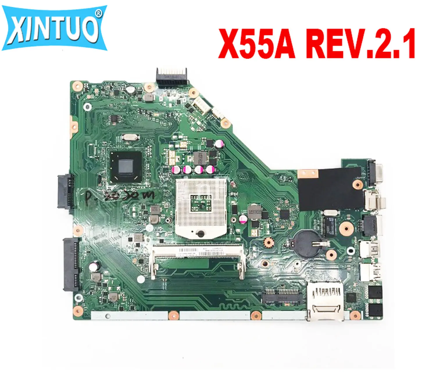 Оригинальная материнская плата X55A для ноутбука Asus X55A REV.2.1, материнская плата PGA 989 HM76 DDR3 100%, протестированная работа
Оригинальная материнская плата X55A для ноутбука Asus X55A REV.2.1, материнская плата PGA 989 HM76 DDR3 100%, протестированная работа