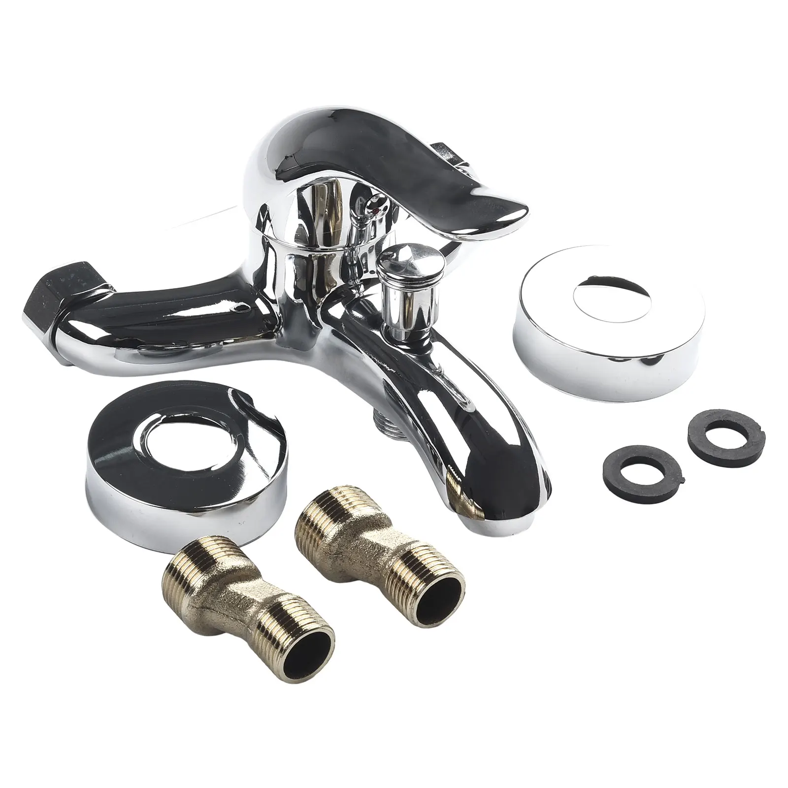 Basin Faucets Wall Mounted Hot Cold Water Double-hole Spout Mixer Tap Bathroom Triple Valve Bath Concealed Shower Tap Hardware
Basin Faucets Wall Mounted Hot Cold Water Double-hole Spout Mixer Tap Bathroom Triple Valve Bath Concealed Shower Tap Hardware