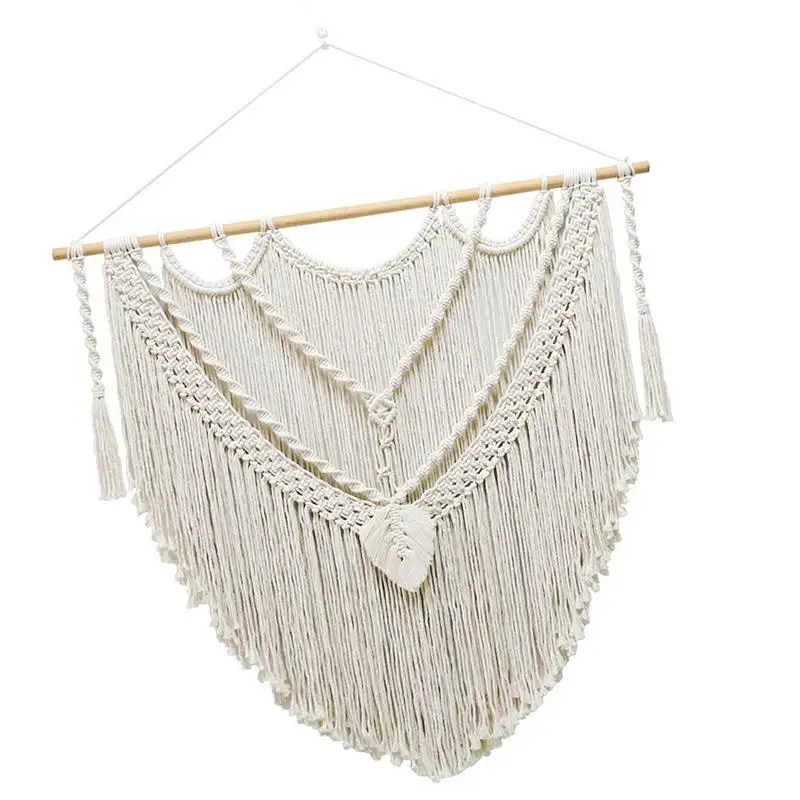 

Macrame Woven Wall Tapestry Boho Wall Macrame Woven Tapestry 39.37x39.37inch Modern Bohemian Art Tapestry Decor Woven Tapestry