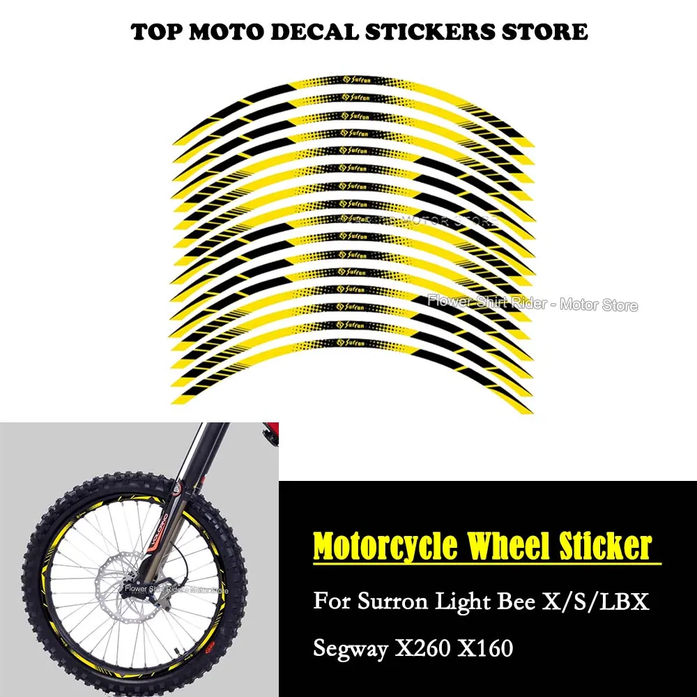Motorcycle Wheel Sticker Rim Stripe Sticker Waterproof Tape for Surron Light Bee X/S/LBX Segway X260 X160
Motorcycle Wheel Sticker Rim Stripe Sticker Waterproof Tape for Surron Light Bee X/S/LBX Segway X260 X160