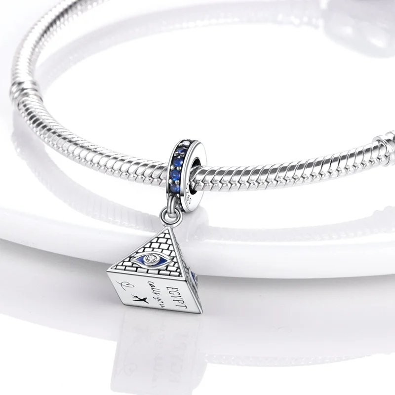 plata charms of ley 925 original fit pandora 925 original bracelet 925 silver Pyramid Demon Eye Beads diy women pendant jewelry
plata charms of ley 925 original fit pandora 925 original bracelet 925 silver Pyramid Demon Eye Beads diy women pendant jewelry