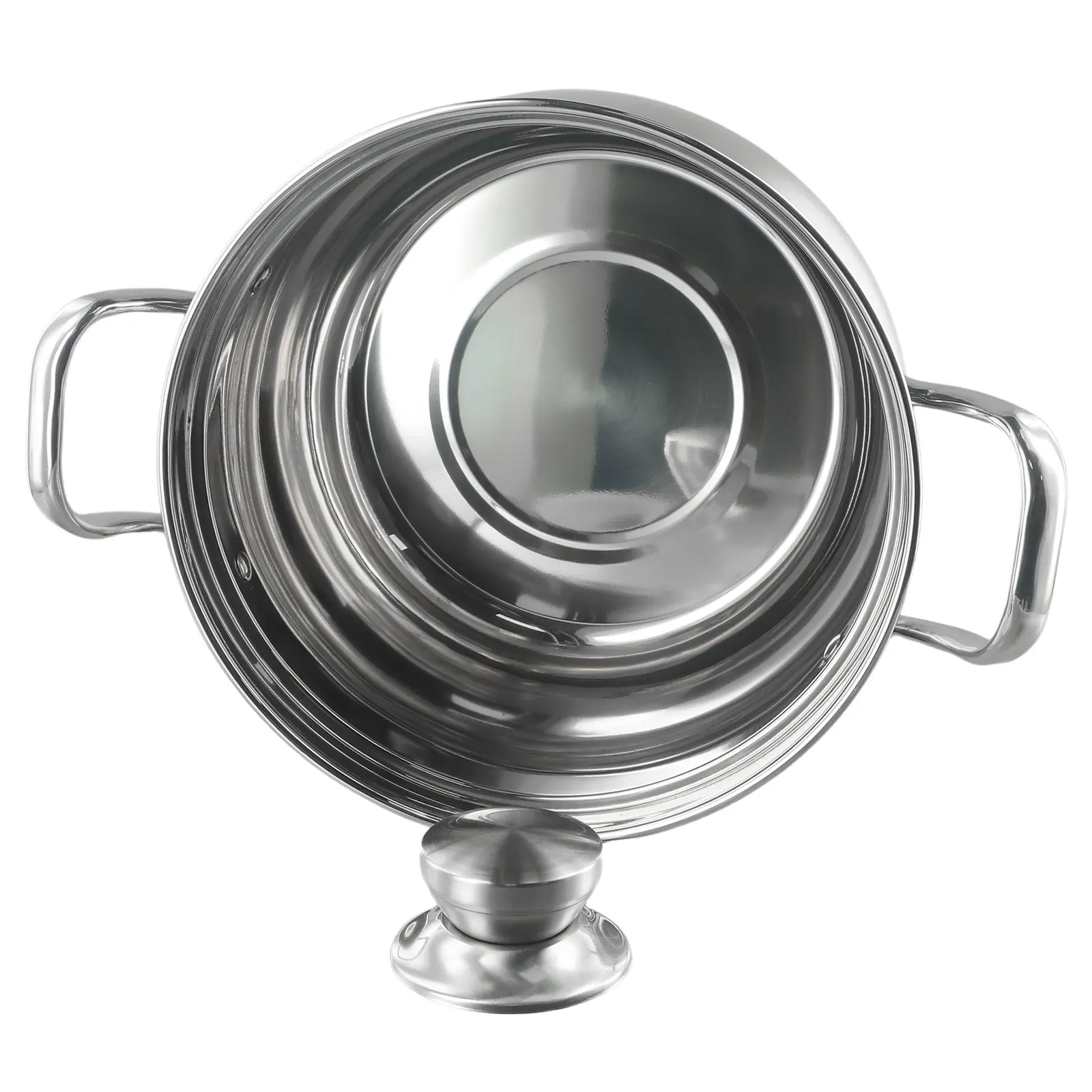 24CM Stainless Steel Induction Base Soup Pot With Glass Lid For Gas Induction Halogen Cooktops Cooking Soups Accessories
24CM Stainless Steel Induction Base Soup Pot With Glass Lid For Gas Induction Halogen Cooktops Cooking Soups Accessories