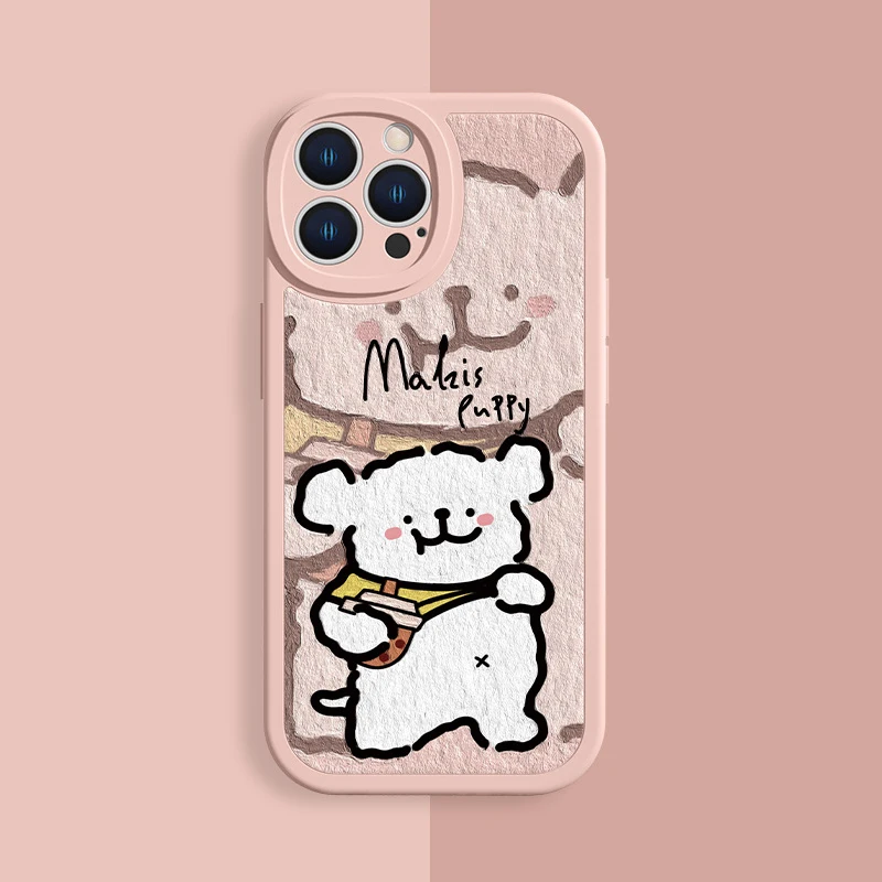 Phone Case For Lovers Couples Fit for iPhone 11 12 13 14 15 16 Pro Max XR X XS Mini 8 7 Plus SE 2020 Clear Case Cute Cartoon Dog Phone Case For Lovers Couples Fit for iPhone 11 12 13 14 15 16 Pro Max XR X XS Mini 8 7 Plus SE 2020 Clear Case Cute Cartoon Dog