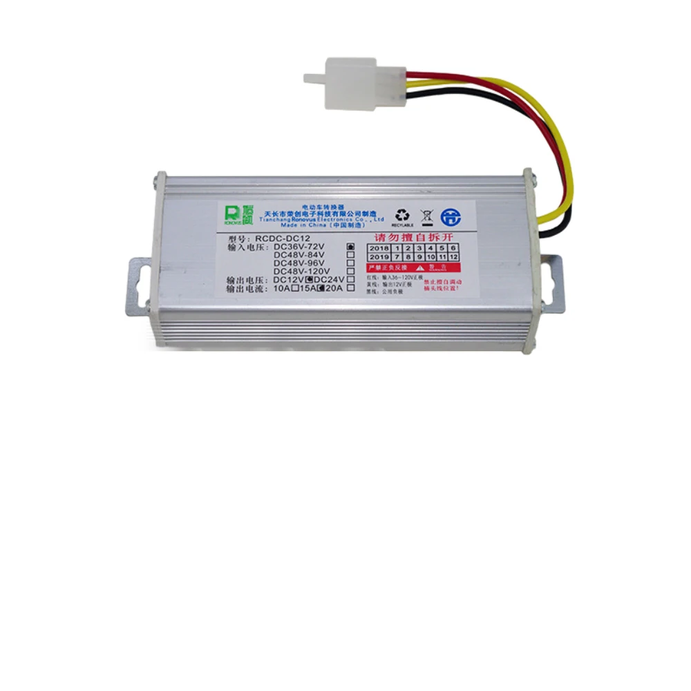 Electric Vehicle DC Converter DC36-72V to 12V 15A DC Module Electric Power Transformer Power Supply Voltage for Electric Vehicle
Electric Vehicle DC Converter DC36-72V to 12V 15A DC Module Electric Power Transformer Power Supply Voltage for Electric Vehicle