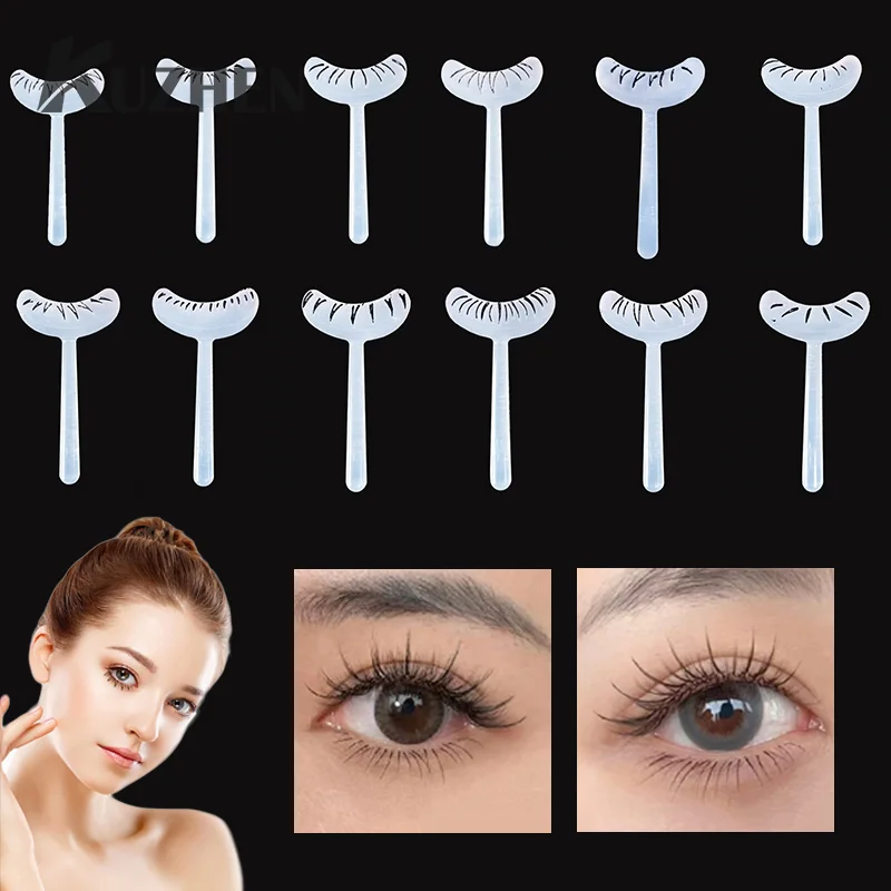 1PC Double Side Silicone Eyelash Stamp Stencil With Handle Template Under Eyelash Stamp For Beginner Practice Tool Makeup Beauty
1PC Double Side Silicone Eyelash Stamp Stencil With Handle Template Under Eyelash Stamp For Beginner Practice Tool Makeup Beauty