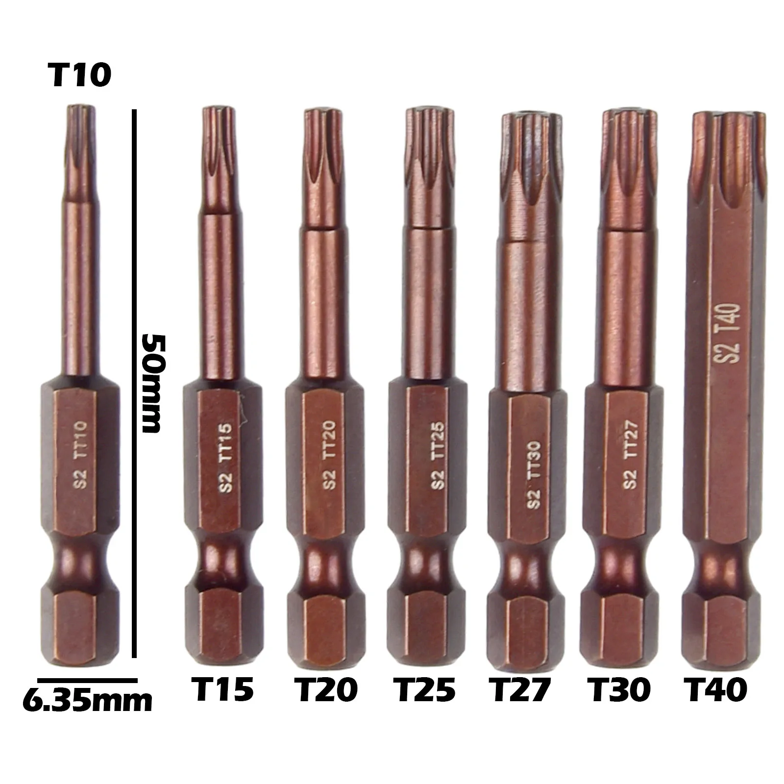 Torx Screwdriver Bit Set 1/4" Hex Shank Drive Bit Magnetic T10-T40 No Hole Screwdrive Star Bit Socket Set Electric Tool Parts
Torx Screwdriver Bit Set 1/4" Hex Shank Drive Bit Magnetic T10-T40 No Hole Screwdrive Star Bit Socket Set Electric Tool Parts