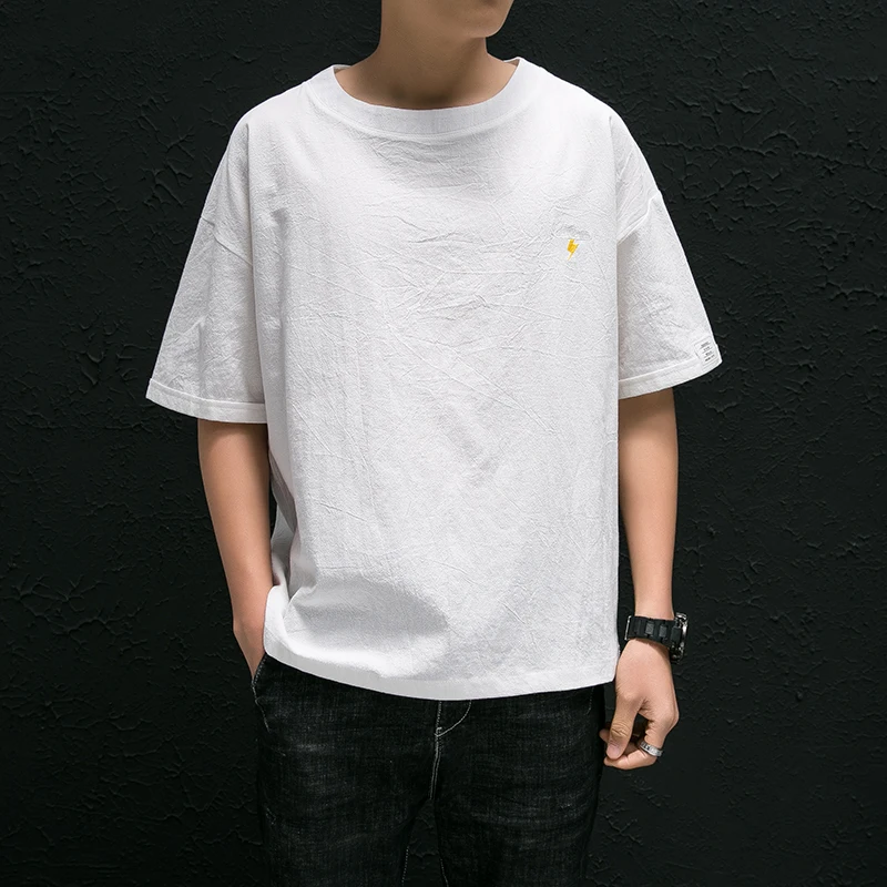 New fashion cotton and linen short sleeved T-shirt with and fashionable half sleeved T-shirt 1969
New fashion cotton and linen short sleeved T-shirt with and fashionable half sleeved T-shirt 1969