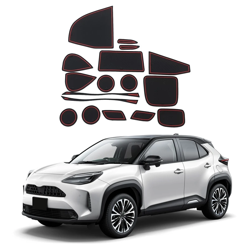 17Pcs Gate Slot Pad For Toyota Yaris Cross 2021 2022 Accessories Interior Non-Slip Anti Dust Cup Holder Inserts
17Pcs Gate Slot Pad For Toyota Yaris Cross 2021 2022 Accessories Interior Non-Slip Anti Dust Cup Holder Inserts