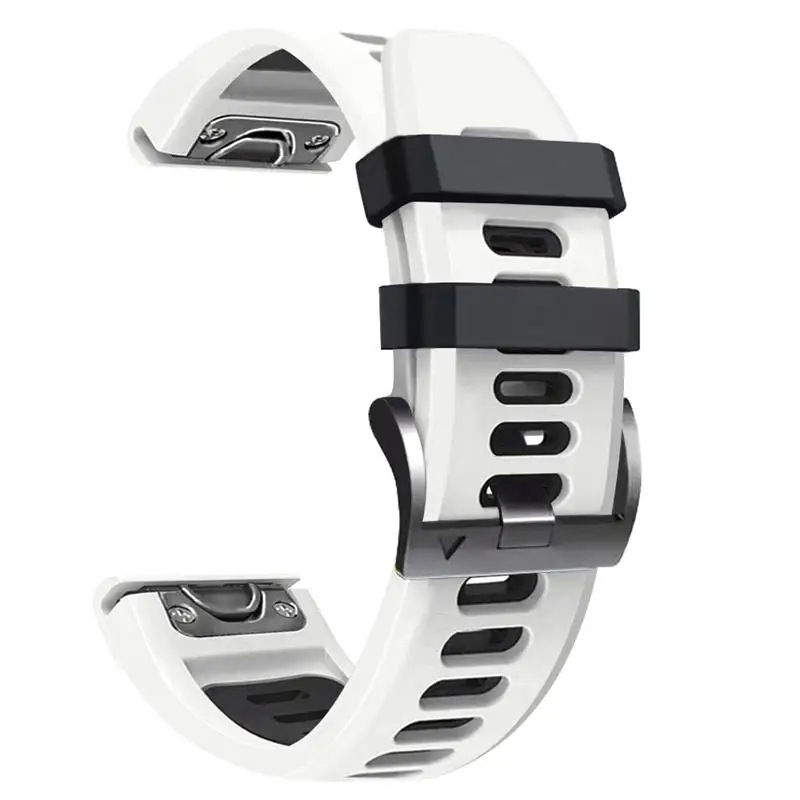 

HAODEE Soft Silicone 26mm 22mm Quick Release Watchband Strap For Garmin Fenix 7 7X 5 5X Plus 6 6X Pro 3 3HR 935 945 Easyfit