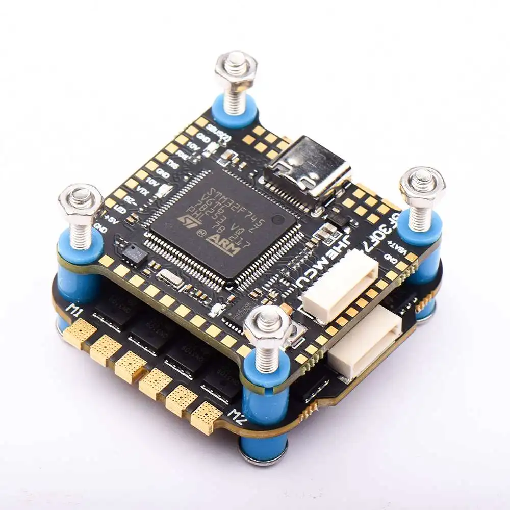 Контроллер полета JHEMCU F745, модель blheli _ 32 45A / 60A 4 в 1 ESC 3-6S 30x30 мм для FPV Фристайл
Контроллер полета JHEMCU F745, модель blheli _ 32 45A / 60A 4 в 1 ESC 3-6S 30x30 мм для FPV Фристайл