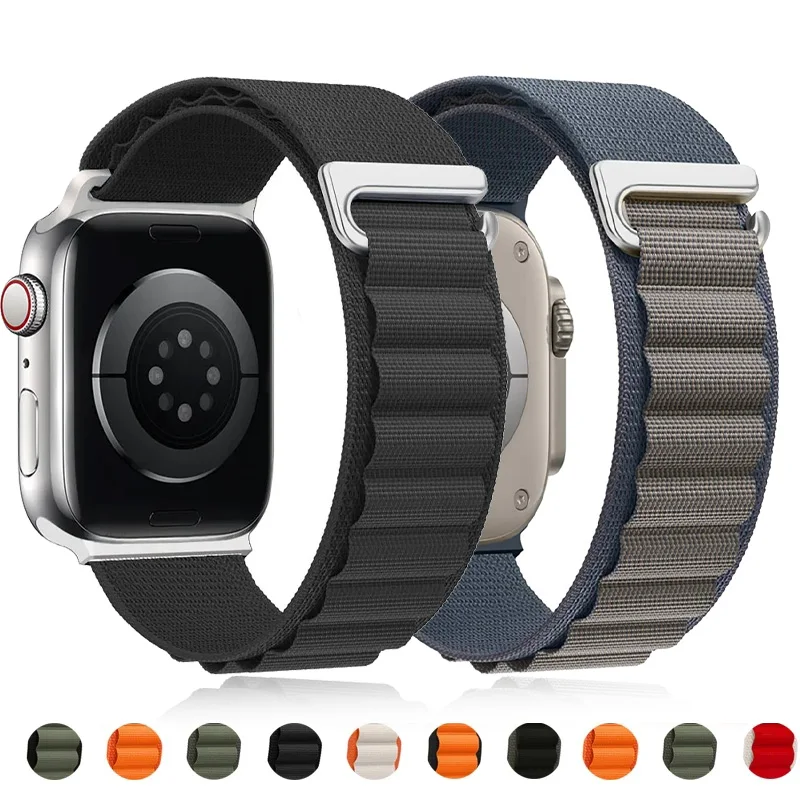 Ремешок Alpine для Apple Watch Ultra Band 49 мм 42 мм 44 мм 45 мм 41 мм 40 мм, нейлоновый браслет с C-образным крючком для iWatch Ultra 2 SE 9 8 7 4 5 6
Ремешок Alpine для Apple Watch Ultra Band 49 мм 42 мм 44 мм 45 мм 41 мм 40 мм, нейлоновый браслет с C-образным крючком для iWatch Ultra 2 SE 9 8 7 4 5 6