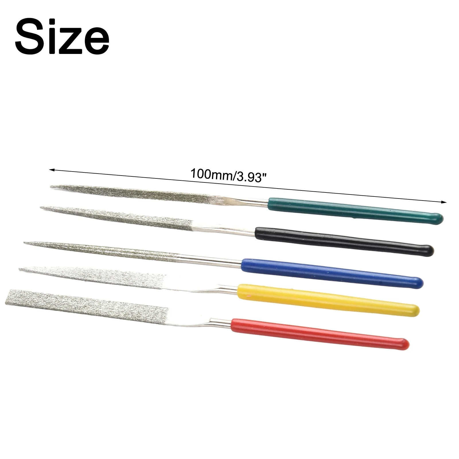 5Pcs Small Diamond Needle Files Triangle Square Round Flat Semicircle Polishing Grinding Jewel Model Tile Stone Metal Hand Tools
5Pcs Small Diamond Needle Files Triangle Square Round Flat Semicircle Polishing Grinding Jewel Model Tile Stone Metal Hand Tools