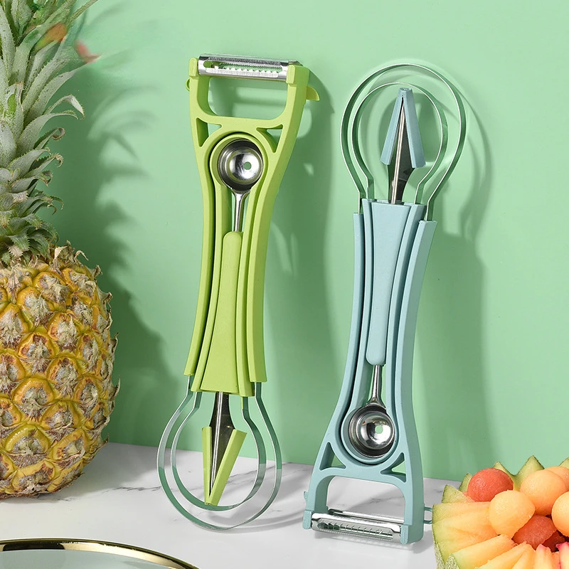 4 in 1 Melon Cutter Scoop Fruit Carving Knife Fruit Cutter Dig Pulp Separator Kitchen Gadgets Acces
4 in 1 Melon Cutter Scoop Fruit Carving Knife Fruit Cutter Dig Pulp Separator Kitchen Gadgets Acces