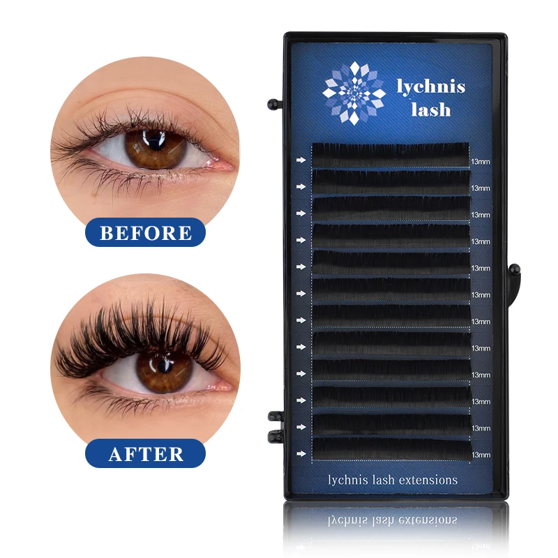 Lychnis 8-15mm handmade C CC D DD eyelash extension natural soft faux mink eyelashes lashes for extension
Lychnis 8-15mm handmade C CC D DD eyelash extension natural soft faux mink eyelashes lashes for extension