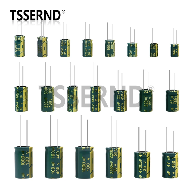 10V 16V 25V 35V 50V 400V 450V High Frequency Low ESR Aluminum Capacitor 10UF 100UF 220UF 330UF 470UF 680UF 1000UF 2200UF 3300UF
10V 16V 25V 35V 50V 400V 450V High Frequency Low ESR Aluminum Capacitor 10UF 100UF 220UF 330UF 470UF 680UF 1000UF 2200UF 3300UF