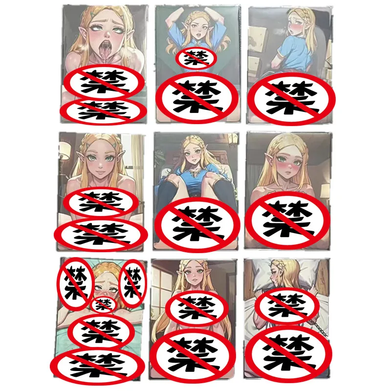 9Pcs/set Classic Anime Game The Legend of Zelda Princess" Zelda Sexy Nude Card DIY Heroine ACG Toy Gift Collection Card
9Pcs/set Classic Anime Game The Legend of Zelda Princess" Zelda Sexy Nude Card DIY Heroine ACG Toy Gift Collection Card