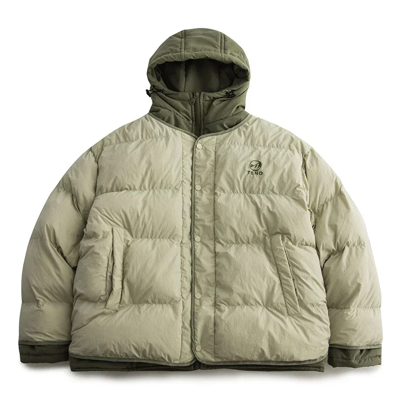 Japanese Thick Parkas Jacket Men Two-piece Solid Color Cotton Hooded Padded Jackets Harajuku Casual Oversize Coat Winter Unisex
Japanese Thick Parkas Jacket Men Two-piece Solid Color Cotton Hooded Padded Jackets Harajuku Casual Oversize Coat Winter Unisex