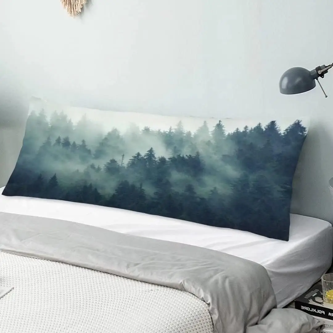 Foggy Forest Body Pillow Cover Green Fog Misty Fir Hipster Wood Cloud Tree Long Pillow Case Protector Soft Large Pillow Cases
Foggy Forest Body Pillow Cover Green Fog Misty Fir Hipster Wood Cloud Tree Long Pillow Case Protector Soft Large Pillow Cases