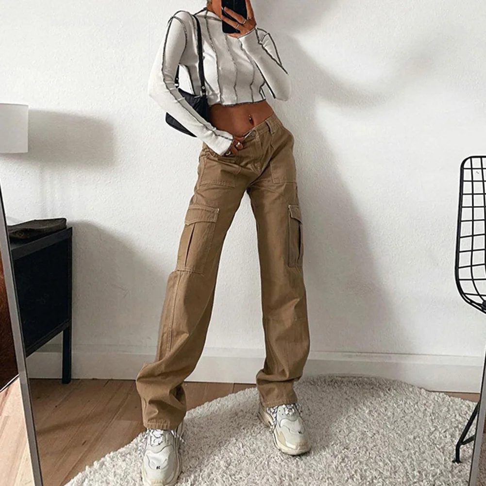 Women Fashion Multi-pocket Wide-leg Cargo Pants Trousers Sweatpants Men's Casual Designer Pants Trousers Hip Hop Streetwear
Women Fashion Multi-pocket Wide-leg Cargo Pants Trousers Sweatpants Men's Casual Designer Pants Trousers Hip Hop Streetwear