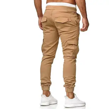 ZANZEA: O Vestido Cargo Perfeito para o Verão 5 Men Pants Streetwear Men's Cargo Pants with Ankle-banded Drawstring Waist Multi Pockets Slim Fit Plus Size Contrast Color Mid