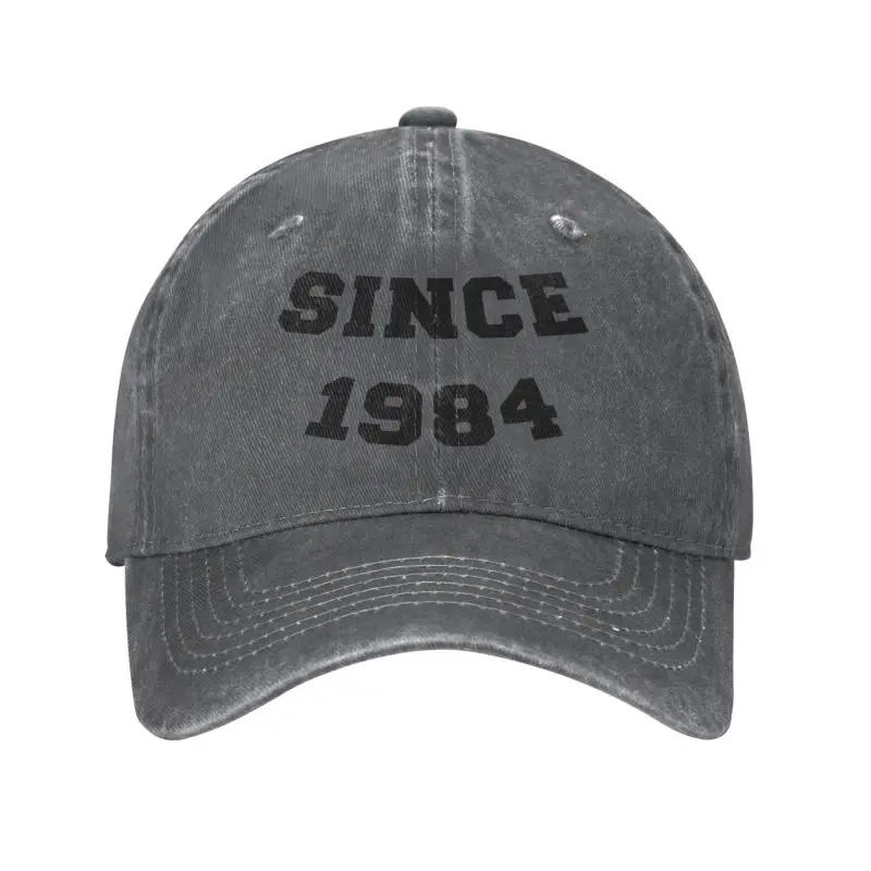 Custom Cotton Since Born In 1984 Funny 40th Birthday Gifts Baseball Cap Women Men Adjustable Dad Hat Sun Protection
Custom Cotton Since Born In 1984 Funny 40th Birthday Gifts Baseball Cap Women Men Adjustable Dad Hat Sun Protection
