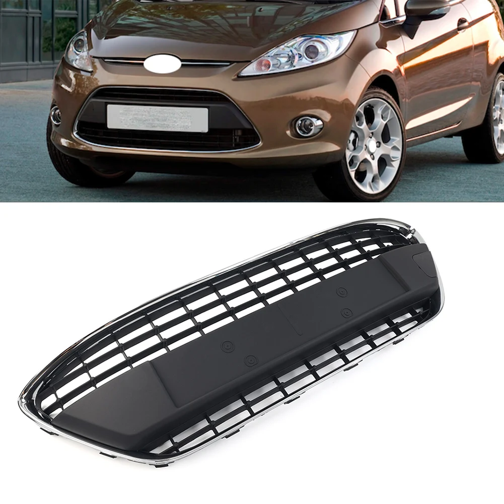 

Car Front Bumper Lower Grill Center Mesh Grille For Ford Fiesta 2008 2009 2010 2011 2012 8A6117B968D