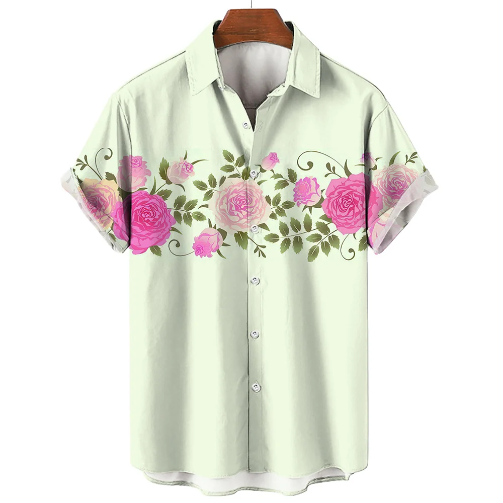 Men's Shirts Hawaiian Man Flowers Printed Shirts Summer Male 3d Pattern Short Sleeve Tops Beach Casual Lapel Button Clothing 5xl
Men's Shirts Hawaiian Man Flowers Printed Shirts Summer Male 3d Pattern Short Sleeve Tops Beach Casual Lapel Button Clothing 5xl