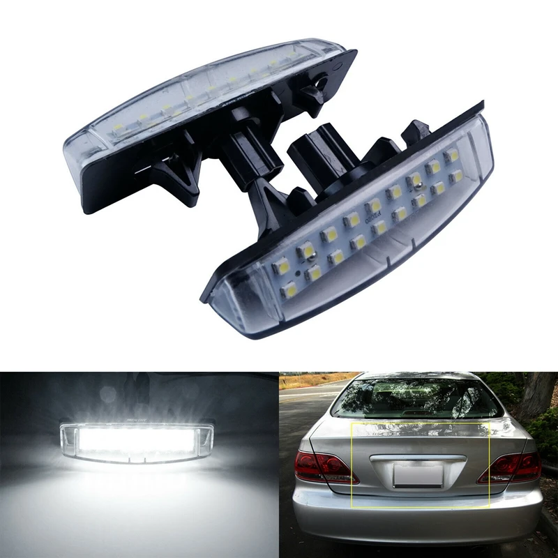 

Canbus LED License Number Plate Light For Toyota Camry Sienna Prius Echo Yaris Sedan Lexus IS300 GS300 81271-30290