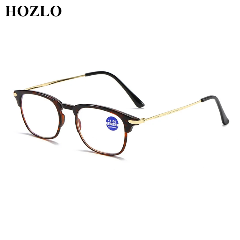 

Men Blue Light Blocking Reading Glasses Magnifier Male Anti Blue Hyperopia Spectacles Old Man Gift Presbyopia Eyeglasses +1~+4.0