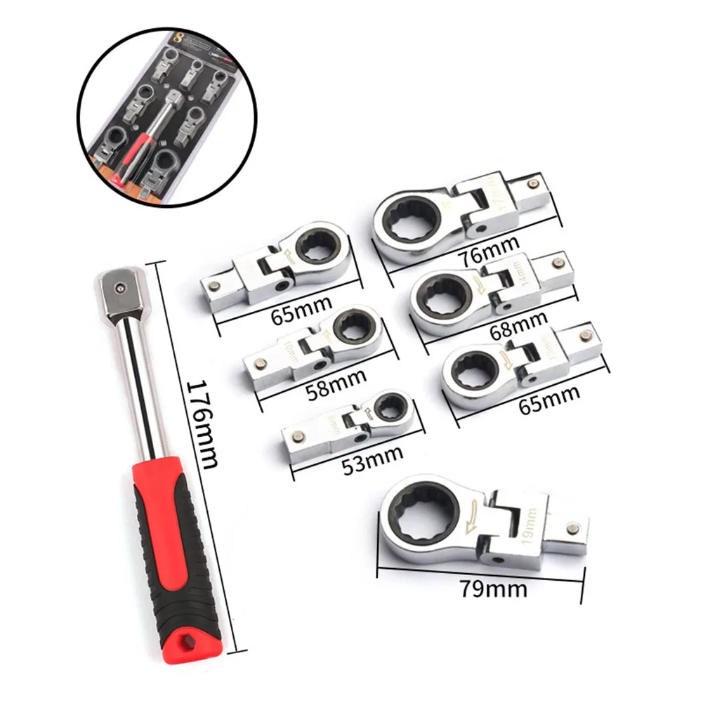 Wrench Ratchet Wrench Set Car Repair For Motorcycle Repair Chrome Vanadium Steel Dismountable Ratchet Wrench Set
Wrench Ratchet Wrench Set Car Repair For Motorcycle Repair Chrome Vanadium Steel Dismountable Ratchet Wrench Set