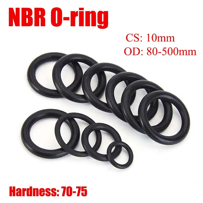 1Pcs NBR O-ring Seal Gasket Thickness CS 10mm OD 80-500mm Nitrile Butadiene Rubber Spacer Oil Resistance Washer Round Shape
1Pcs NBR O-ring Seal Gasket Thickness CS 10mm OD 80-500mm Nitrile Butadiene Rubber Spacer Oil Resistance Washer Round Shape