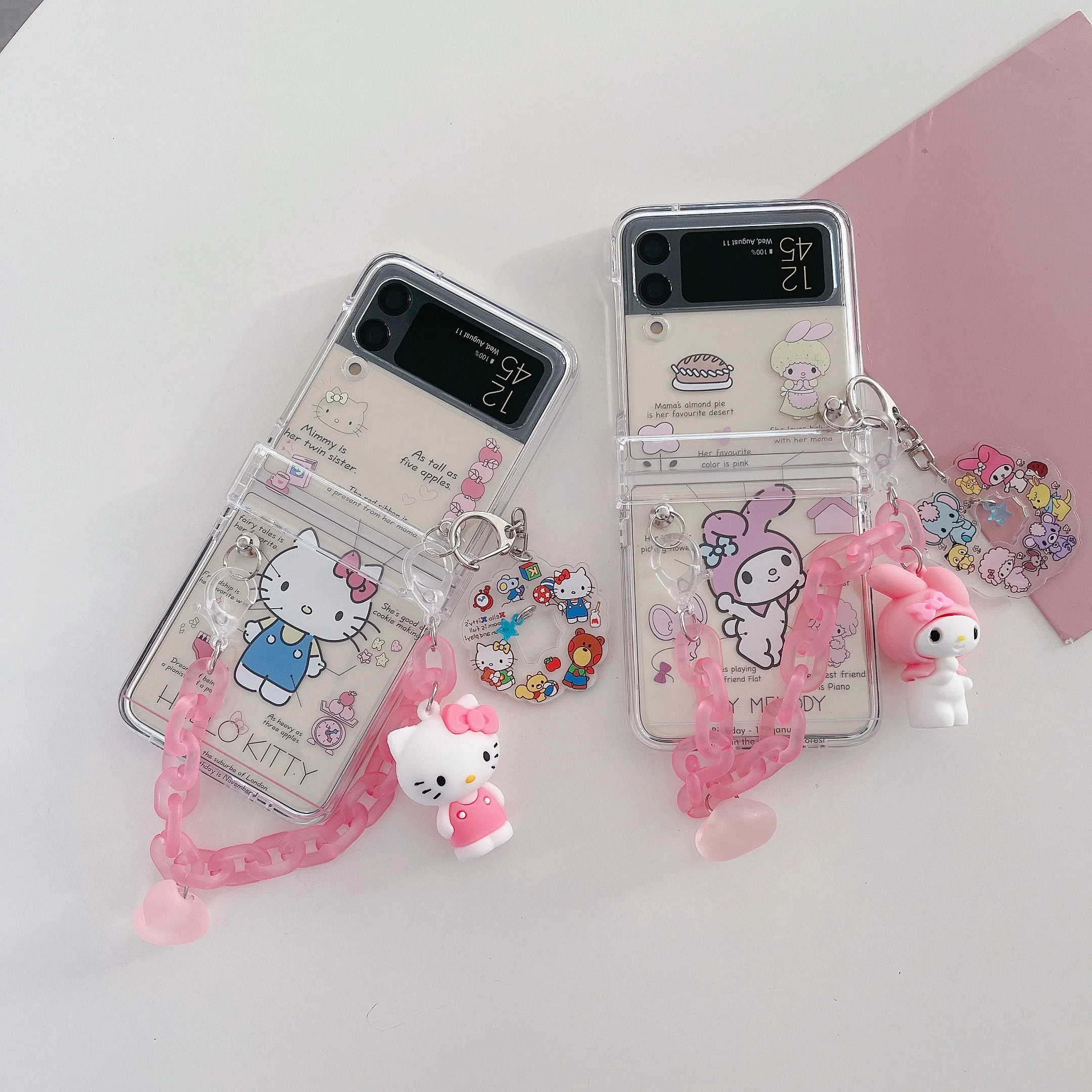 Sanrio Hello kitty my melody 3D hand chain Phone Case For Samsung Galaxy Z Flip 3 4 5 5G ZFlip5 ZFlip4 ZFlip5 Flip4 Flip5 Cover
Sanrio Hello kitty my melody 3D hand chain Phone Case For Samsung Galaxy Z Flip 3 4 5 5G ZFlip5 ZFlip4 ZFlip5 Flip4 Flip5 Cover