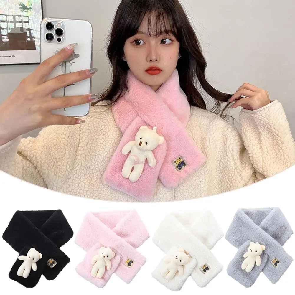 Plush Scarf Winter Cute Cartoon Little White Bear Warm Cross Versatile Neck Thickene And Girls' Edition Child Parent X8T3 K W0I5
Plush Scarf Winter Cute Cartoon Little White Bear Warm Cross Versatile Neck Thickene And Girls' Edition Child Parent X8T3 K W0I5