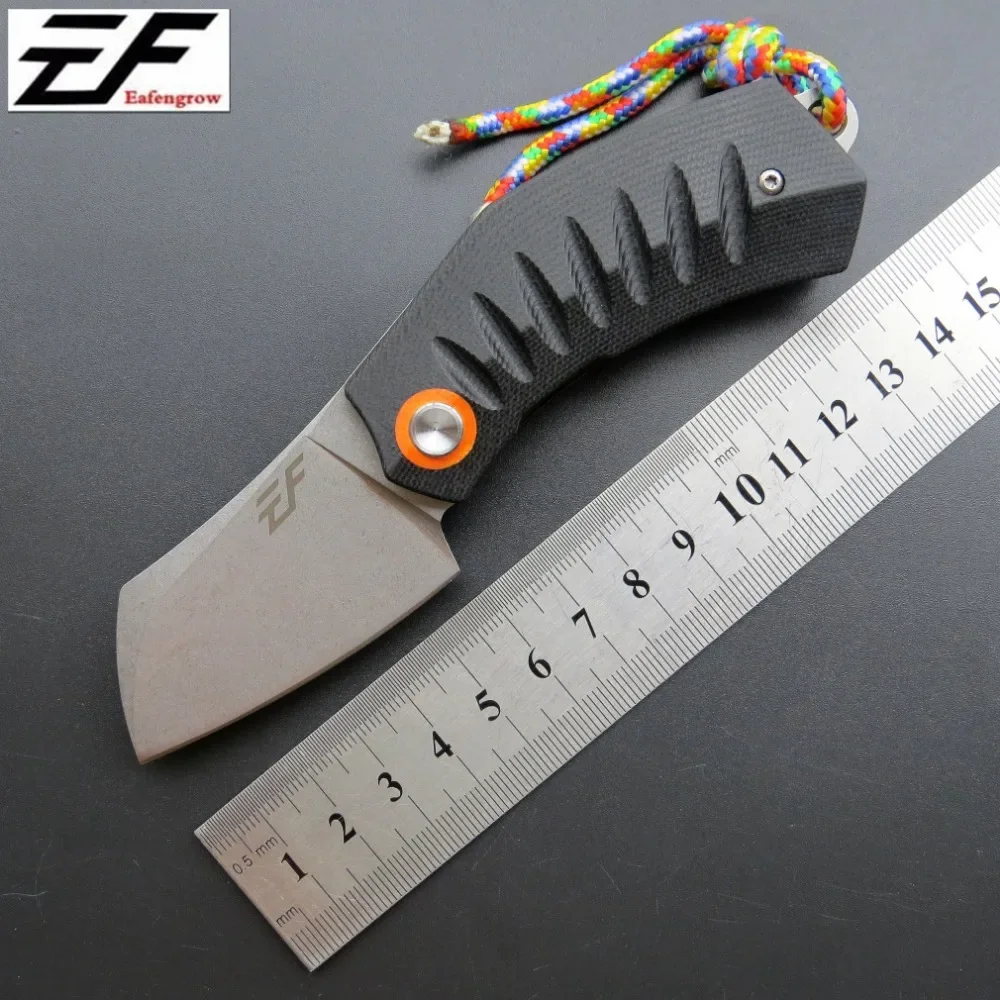

New Eafengrow Ef85 Folding Knife D2 Steel Blade+g10 Handle Pocket Knives Hot Camping Hunting Edc Tool Tactical Survival knife