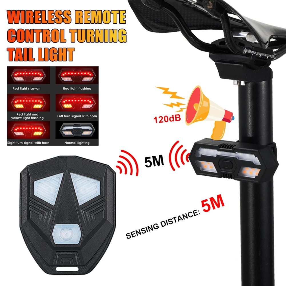 WEST BIKING Bicycle Taillight with Horn Wireless Remote Control Rechargeable LED Turn Signal MTB Road Bike Waterproof Rear Light
WEST BIKING Bicycle Taillight with Horn Wireless Remote Control Rechargeable LED Turn Signal MTB Road Bike Waterproof Rear Light