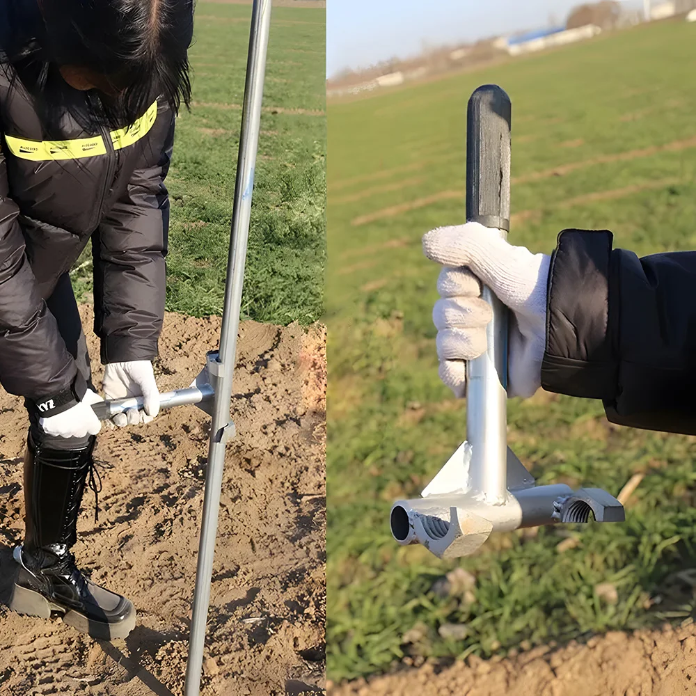 

1/2" 3/4" 1" Steel Pipe Inserting and Pulling Tool for Greenhouse Tube Puller Greenhouse Steel Pipe Puncher