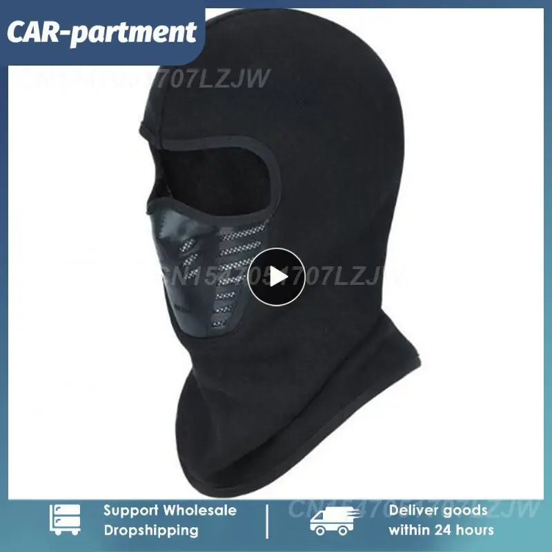 

Outdoor Mask Hat Riding Thickened Fleece Windproof Dustproof Durable Riding Equipment Windshield Winter Hood Winter Hood