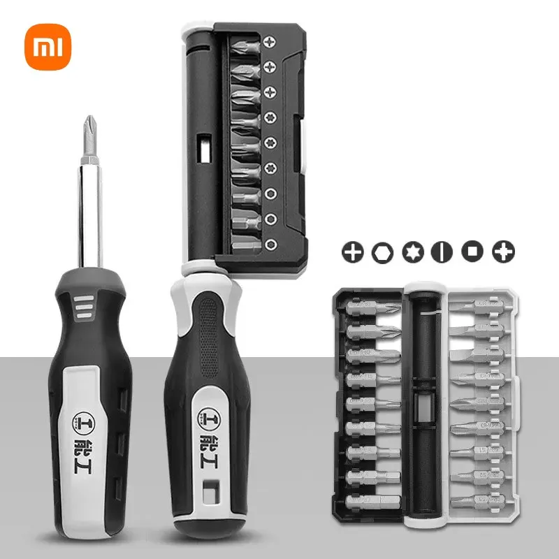 Xiaomi Multifunctional Ratchet Screwdriver Set Portable Screwdriver Multi Angle Disassembly Household Screwdriver Repair Tool
Xiaomi Multifunctional Ratchet Screwdriver Set Portable Screwdriver Multi Angle Disassembly Household Screwdriver Repair Tool