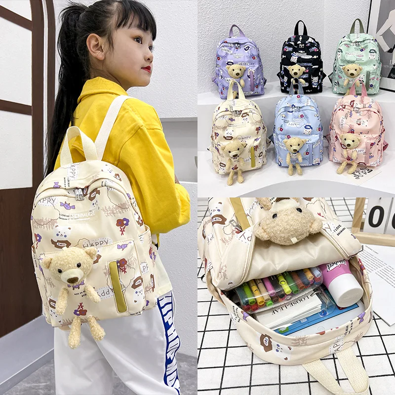 Children's Backpack Female Cartoon Cute Bear Kindergarten School Bag Travel Elementary School Student Travel Outing Storage Bag
Children's Backpack Female Cartoon Cute Bear Kindergarten School Bag Travel Elementary School Student Travel Outing Storage Bag