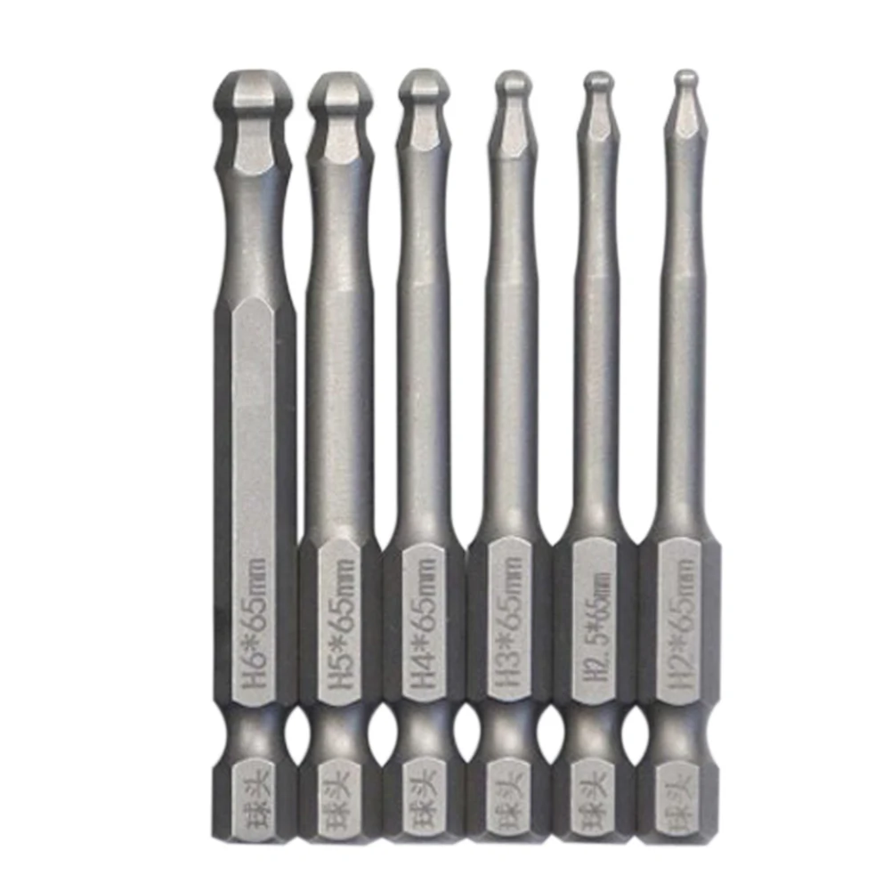 1pc 65mm Long Ball End Hex Screwdriver Bit Metric Hex Bit Magnetic Batch Head Driver Bit 1/4'' Hex Screwdriver Bit Hand Tools
1pc 65mm Long Ball End Hex Screwdriver Bit Metric Hex Bit Magnetic Batch Head Driver Bit 1/4'' Hex Screwdriver Bit Hand Tools