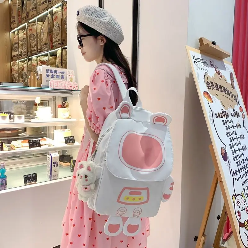 Kawaii Sanrio Schoolbag Women's Backpack Girl Campus Backpack All-match Junior High School Student High School Student Gift
Kawaii Sanrio Schoolbag Women's Backpack Girl Campus Backpack All-match Junior High School Student High School Student Gift