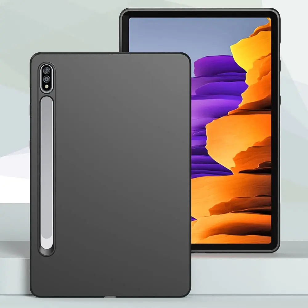 For Samsung Galaxy Tab S7 Plus 12.4 2020 SM-T970 SM-T976B T970 T976B Tablet Case Soft Silicone Shell Flexible Black Cover
For Samsung Galaxy Tab S7 Plus 12.4 2020 SM-T970 SM-T976B T970 T976B Tablet Case Soft Silicone Shell Flexible Black Cover