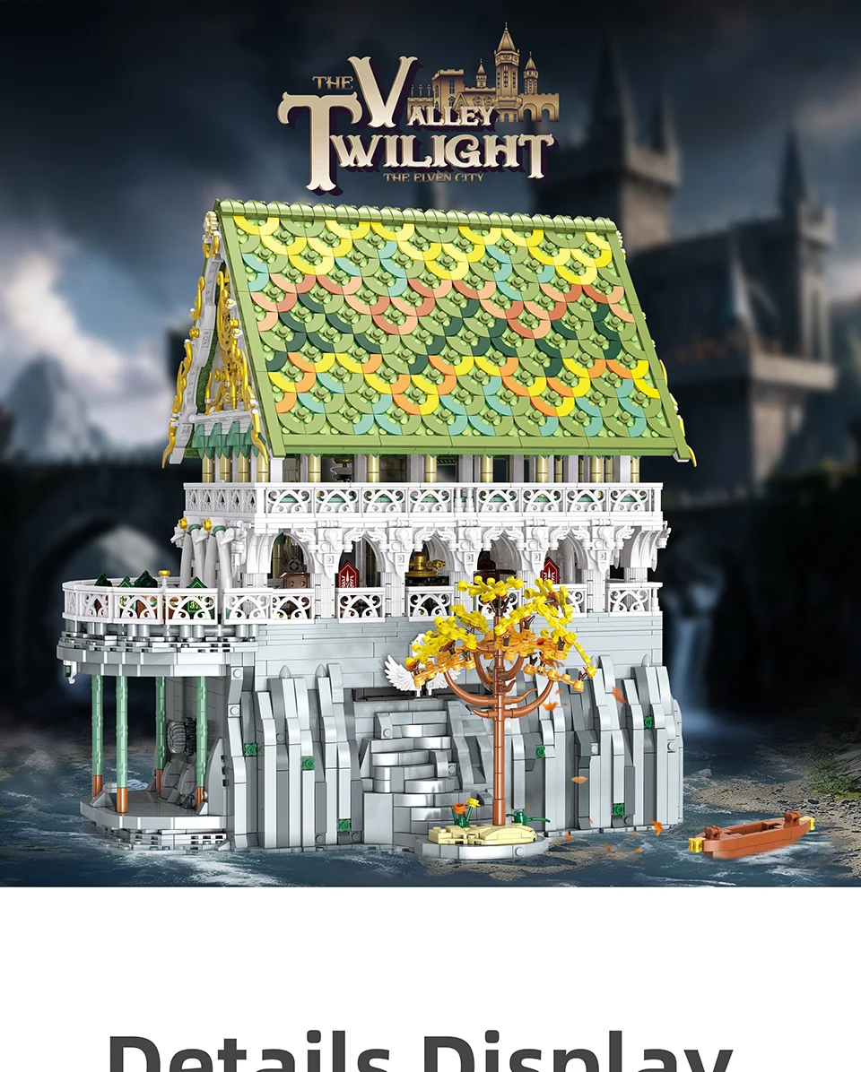 5044PCS MOC The Welcome Hall Modular Building Blocks Bricks The City of Elves Assembly DIY Puzzle Toy Chrismas Gift For Boy Kids 5044PCS MOC The Welcome Hall Modular Building Blocks Bricks The City of Elves Assembly DIY Puzzle Toy Chrismas Gift For Boy Kids