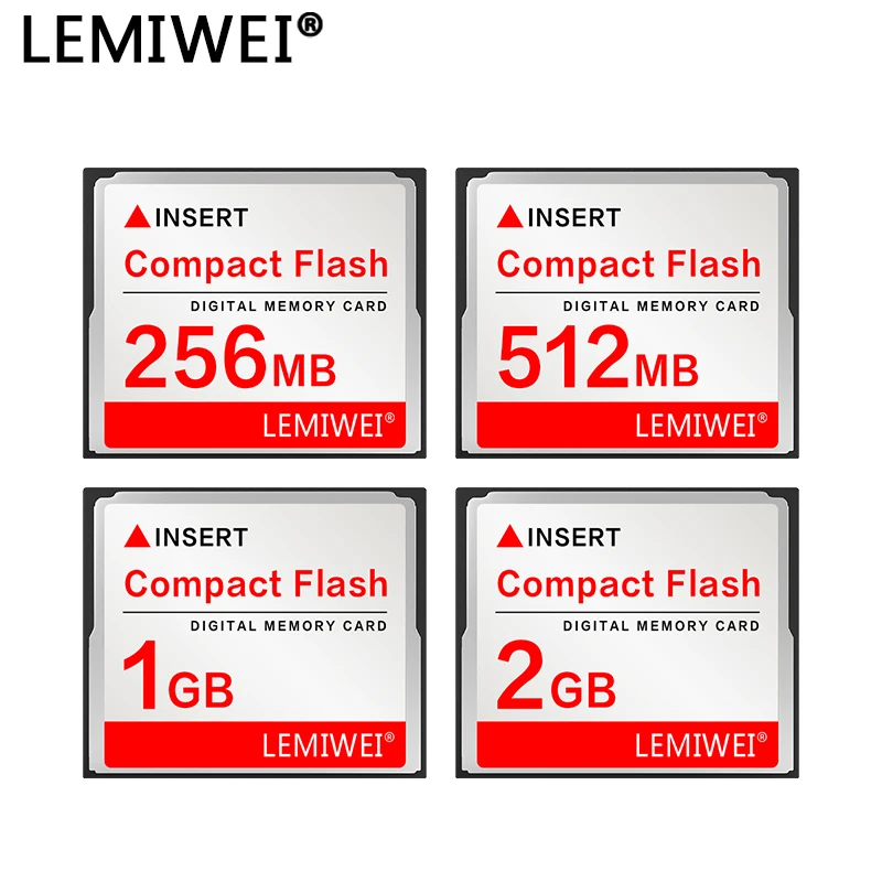 

LEMIWEI Compact Flash Memory Card 256MB 512MB 1GB 2GB 4GB 16GB 32GB 64GB Professional CF Card for Camera